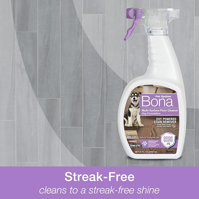 Bona Pet Spray Odor Eliminator, Dog Formulation, 32 fl oz, Safe for Carpeted Areas and Multi-Surface Floors (Pack of 2)