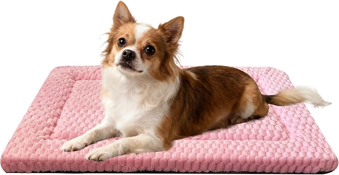Dog Bed Mat – Soft & Comfortable Dog Kennel Pad for Crate – Durable Crate Bed & Mat for Dogs & Cats – Ideal for Crate, Kennel, and Home Use