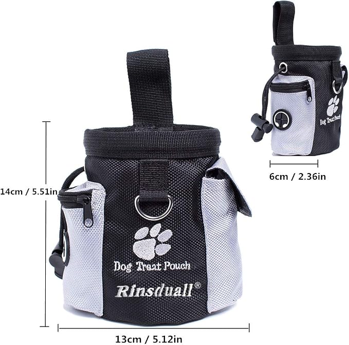 Dog Training Bag Dog Treat Pouch for Training Hands Free Treat Bag Dog Training Treat Waist Bag