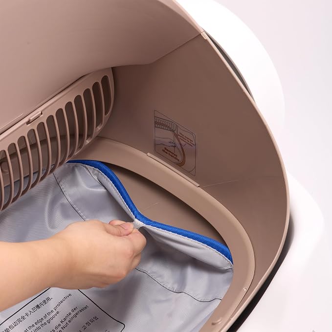 KITPLUS Cat Litter Box Liners Replacement, Washable Fabric Pads for KITPLUS Automatic Litter Box, Absorbent Waterproof Scratch-Resistant