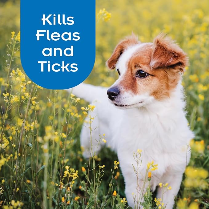 SENTRY PRO Flea and Tick Shampoo for Dogs, Rid Your Dog of Fleas, Ticks and Other Pests, Sunwashed Linen, 18 oz | Ideal for Dogs & Puppies 12 Weeks+; Cleans, Conditions & Deodorizes; complement to monthly topical drops