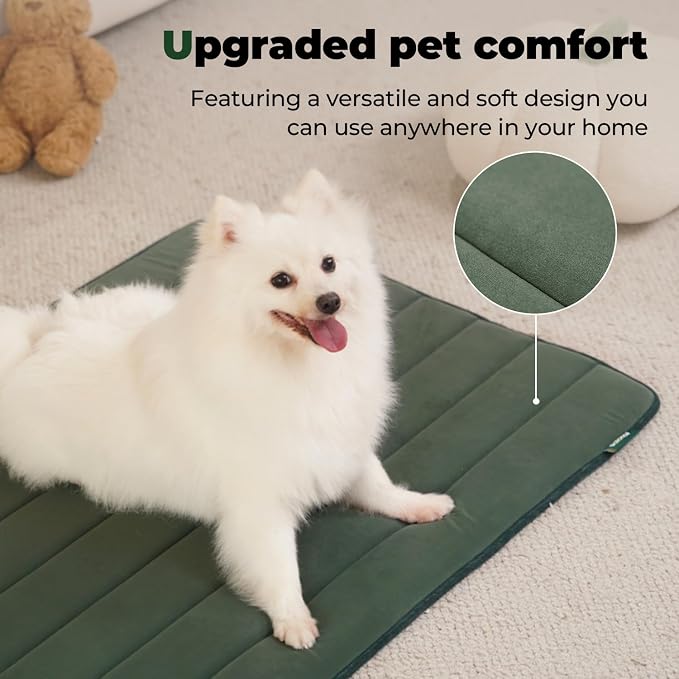 BALANCE Dog Crate Pad, Dog Foam Crate Mat Kennel Pad, Washable Water-Resistant Pet Bed Flat Dogs Cage Mat for X-Large Dogs