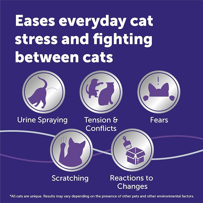 FELIWAY Optimum Cat Calming Pheromone Diffuser Refill - 3 Pack | Advanced Support to Help Reduce Urine Spraying, Scratching, Fighting & Hiding Due to Stress, 90 Day Supply