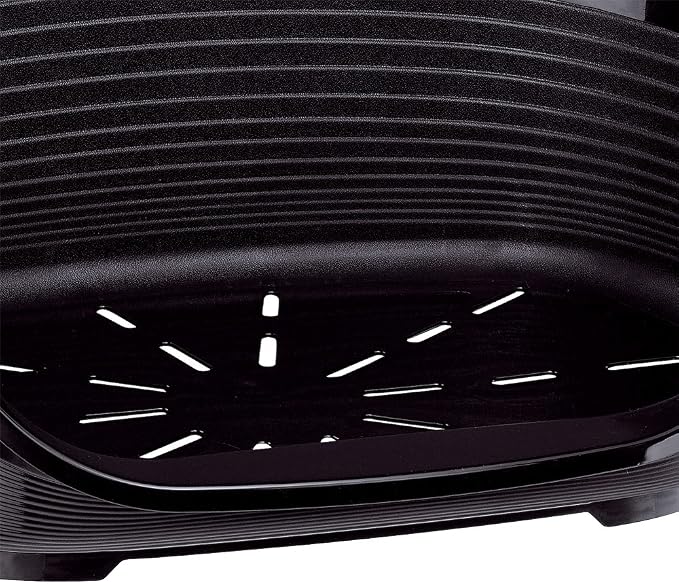 Ferplast Cat Bed, Plastic Dog Bed Small, Ventilation Holes and Non-Slip Rubber Feet for Added Stability 49 x 36 x h. 17.5 cm. Black