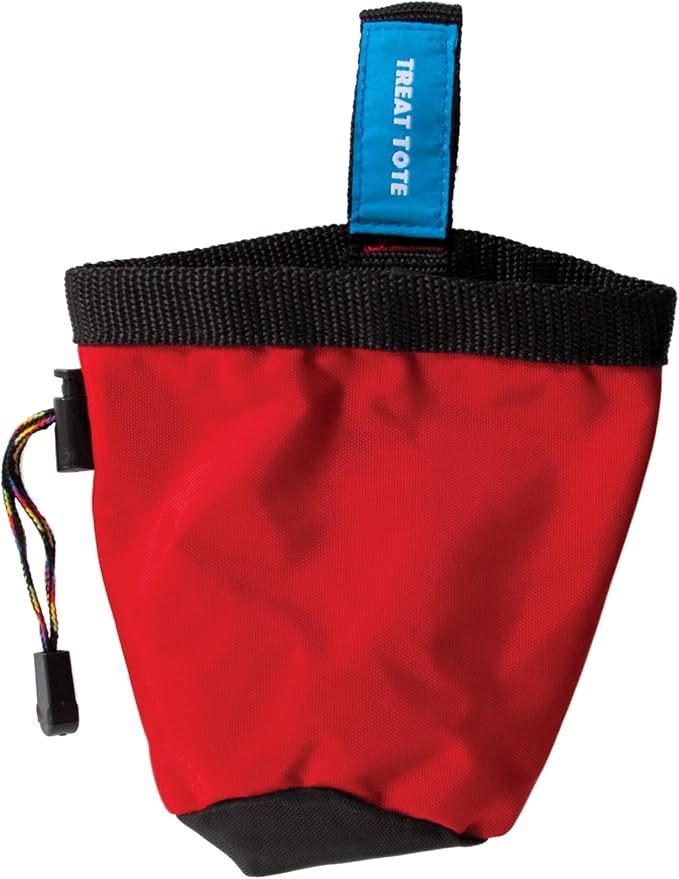 Chuckit! Treat Tote Dog Treat Pouch for Puppy Training, 2 Cup Capacity, Assorted Colors (Pack of 2)
