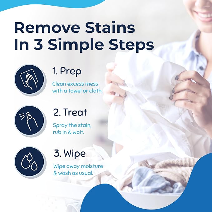 Miss Mouth's Messy Eater Stain Treater Spray, Laundry Stain Remover, 16 Oz | Newborn & Baby Essentials; Cleans Off Food, Grease, Coffee; Use on Laundry, Underwear, Fabric