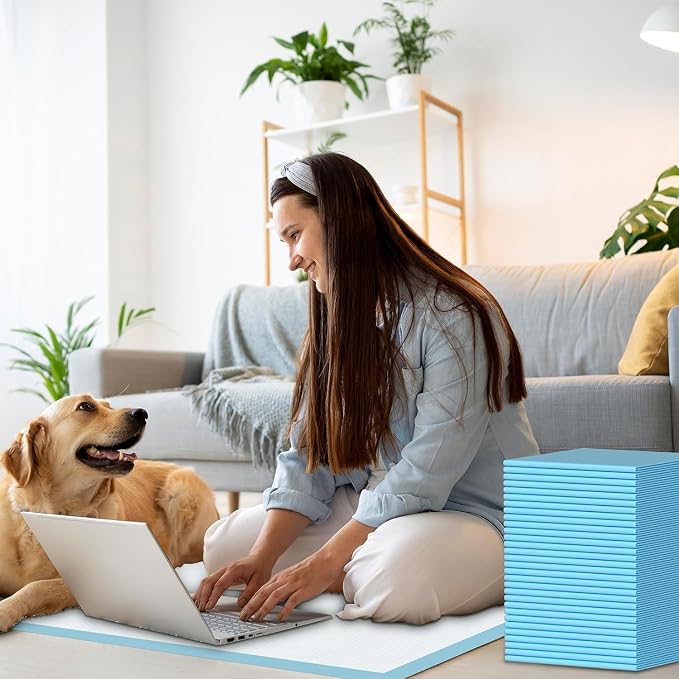 Puppy Pee Pads for Dogs - 32"x36" Extra Large, 11 Count, Leak-Proof & Super Absorbent, Thicken Disposable Potty Pads for Puppy & Cat Training