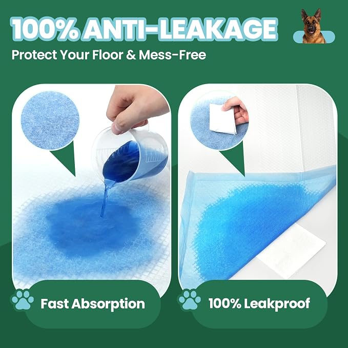 IMMCUTE 50 Pack Dog Pee Pads, 30"x36" Great Value Puppy Pads XL, Pee Pads for Dogs Cats Extra Large, Wee Wee Pads for Potty Training, Disposable Doggie Pads Super Absorbent & Leak-Proof