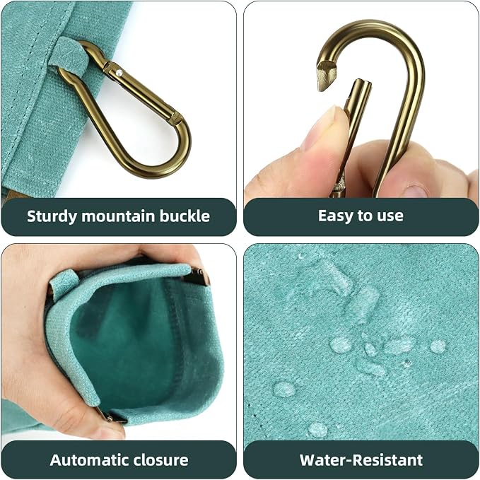 1 Pcs Pocket Pet Training Pouch,Dog Treat Pouch (Cyan) | For Portable Pet Dog Walking Bag, Travel or Outdoor Use