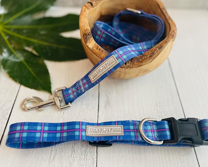 Lucky Love Dog - Adjustable Dog Collar with Easy Click Buckle for Large Dogs, Durable, & Comfortable for Male & Female Dogs, Pet Collar for Puppies & Adult Ones - Scotty, Large