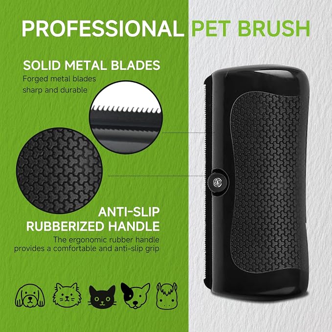Deshedding Brush for Pets –Easy Hair Removal Tool，Dog Brush for Shedding，Shedding brush for Dogs，Cats, Rabbits, Horses