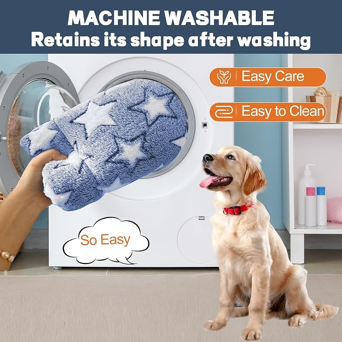 Dog Bed Mat, Reversible Crate Pads for Small/Medium/Large Dogs & Cats Sleeping, Portable & Soft, Dog Beds Crate Pad M(30"*20"*1.5")