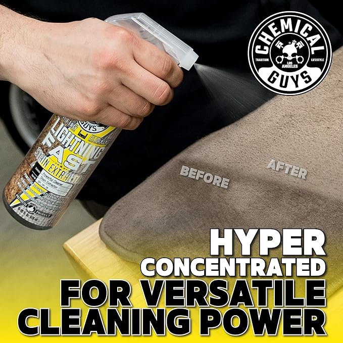 Chemical Guys, Lightning Fast Carpet & Upholstery Stain Extractor, 16 oz (Pack of 12)