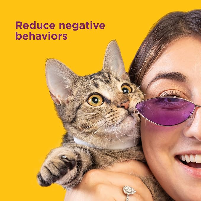 Comfort Zone Cat Calming Collar Value Pack: 4 30-Day Collars | Reduce cat stress, for adult cats, breakaway design, adjustable size, drug & fragrance free, expert recommended, 24/7 calming