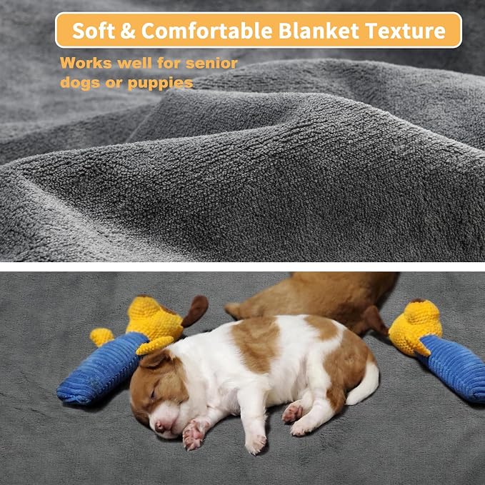 Washable Pee Pads for Dogs, Absorbent Extra Large Dog Mat, Non-Slip, 65x48 | Leakproof Pet Playpen Mat, Reusable Puppy Pads, for Whelping Box, Senior Dog Incontinence, Housebreaking,Floor,Potty Training
