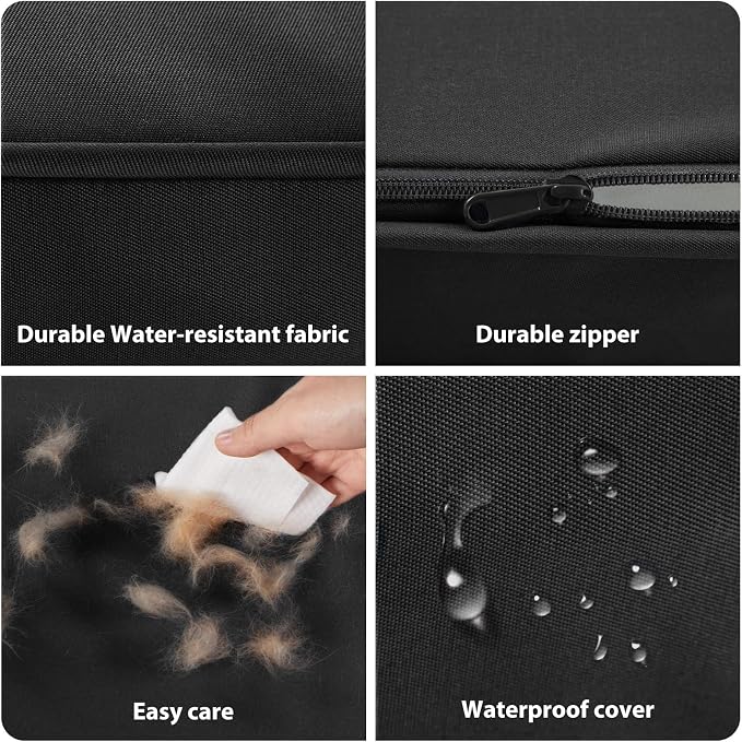 BFPETHOME Outdoor Waterproof Dog Bed for Large Dogs, Washable Cover, 30" | Outdoor & Indoor Use, Waterproof, For Medium, Large, Extra Large Dogs, Orthopedic, Egg Crate Foam, Up to 35 lbs