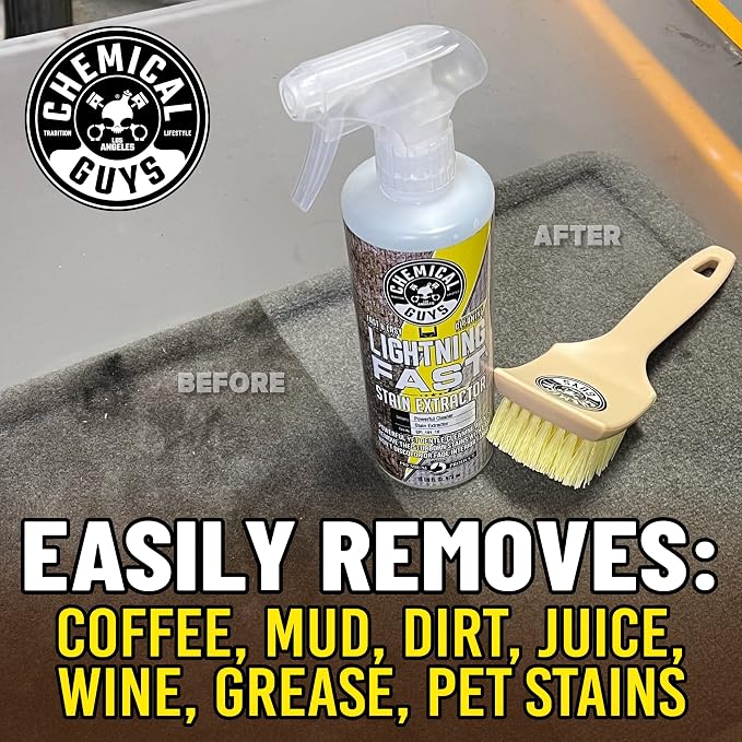 Chemical Guys, Lightning Fast Carpet & Upholstery Stain Extractor, 16 oz (Pack of 12)