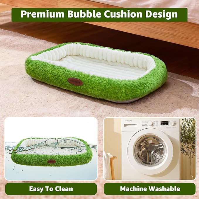 Cat Window Perch, Foldable Cat Hammock with Sunken Design & Removable Soft Cover with 4-Sided Bolster,4 Strong Suction Cups Window Resting Seat for Resting Indoor Kitten