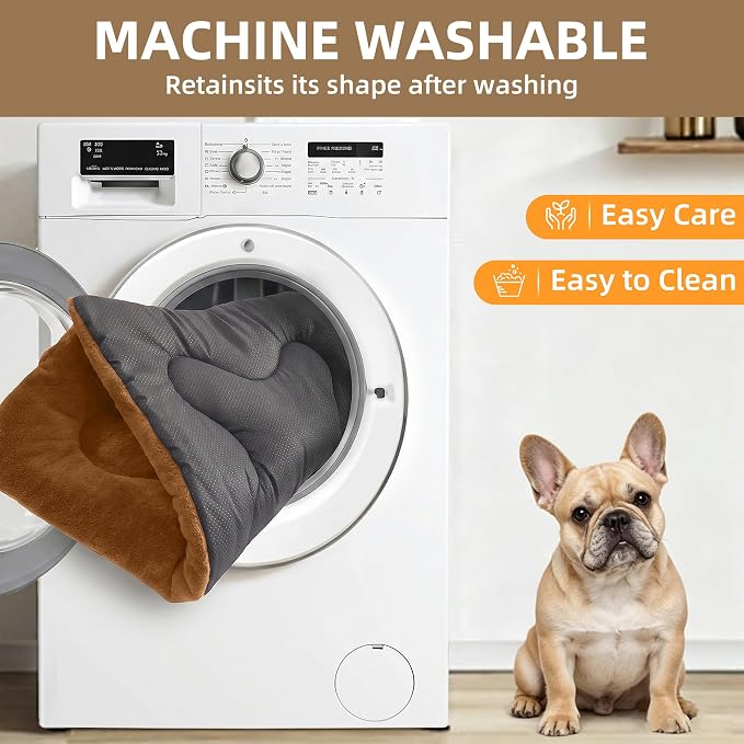 Dog Bed 42" for Metal Crate Pad,Washable Sleeping Mat for Medium/Large Pets | Soft faux rabbit fur, non-slip,machine wash/dry, plush cushioning, for crates, floors & travel, multiple sizes for all breeds