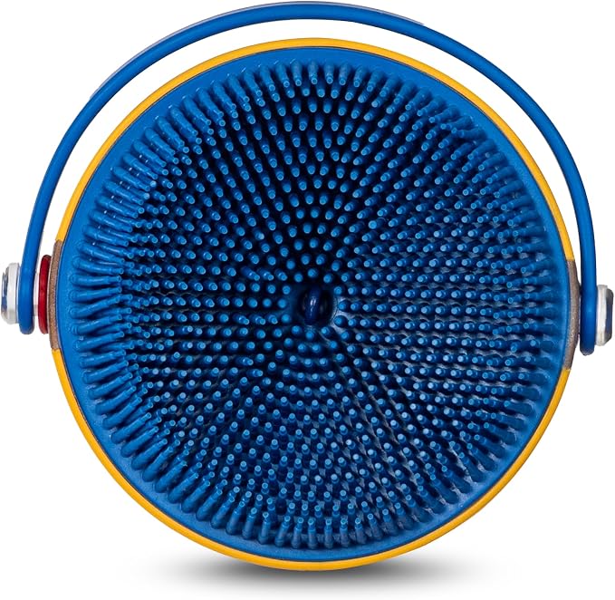 Arm & Hammer Simply Grooming Soap Dispensing Palm Dog Brush | Baking soda infused, silicone scrubbing nubs, easy-grip design, lathers and deodorizes, all coat types
