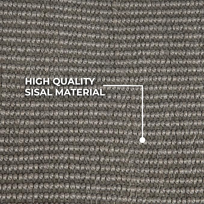 Best Pet Supplies Catify Cat Scratcher, Fun Interactive Scratchers, Posts, Poles, Claw Safe, Furniture Saver Indoor Play Support Natural Cat Behaviors Heavy Duty - Gray Log