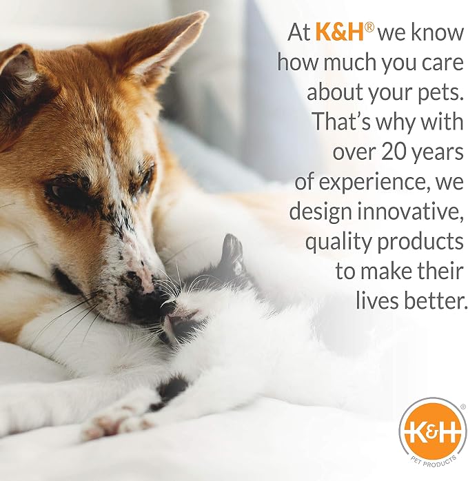 K&H Cat Window Perch, EZ Mount Quad Stack for Large Cats, 23x12in | Sturdy Cat Window Hammock Bed, Steel Frame, Suction Cups, 4 Washable Shelf Covers, Foldable, Fits 27in W X 59in H Glass