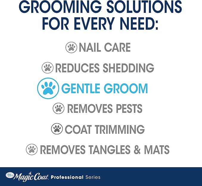 Four Paws Magic Coat Professional Series Comfort Tips Deluxe Dog Grooming Glove (Pack of 2)