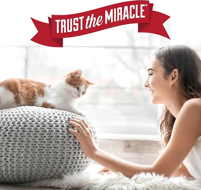 Nature's Miracle Cat Urine Destroyer Plus, Enzymatic Cleaner, 32 oz | Destroys the Toughest Cat Urine Stains, For Use on Multiple Surfaces, Safe For Pets and Home*, Fresh Scent