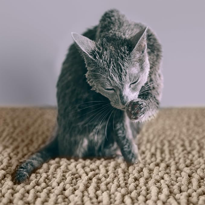CatGuru Cat Litter Mat, Medium, Extra Large, XXL, Waterproof Litter Box Mat, Non Slip Kitty Litter Mat, Machine Washable Litter Trapping Mat, Soft Litter Tray, Cat Stuff (Medium, Sand/Heavy-Duty)