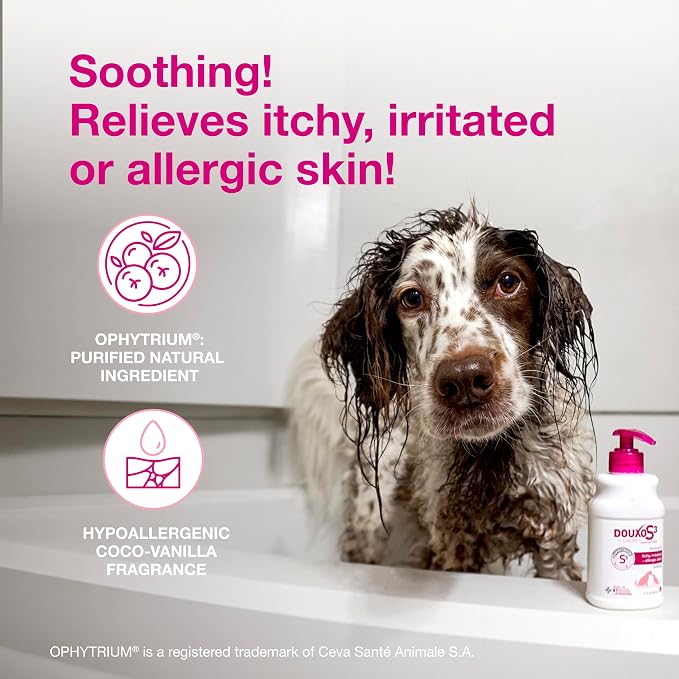Douxo S3 Calm Dog Shampoo for Itchy Skin Relief, Dog Shampoo for Allergies and Itching, Soothes Itchy, Irritated or Allergic Skin For Dogs and Cats, 6.7 fl oz | Dog Shampoo for Allergies and Itching, Soothes Itchy, Irritated or Allergic Skin For Dogs a...