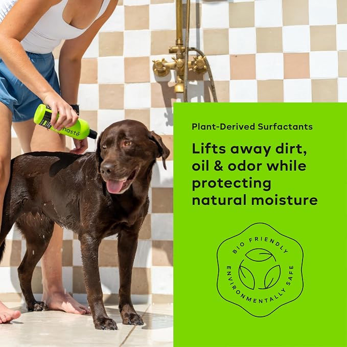 Nonaste Oatmeal & Aloe Dog Shampoo, Itchy Skin & Deodorizing, 16 oz, Pk 1 | USDA-Certified Organic Aloe & Oatmeal Soothe Itchy, Dry & Sensitive Skin. Deodorizing, Gentle Dog Wash. Light Fresh Scent.
