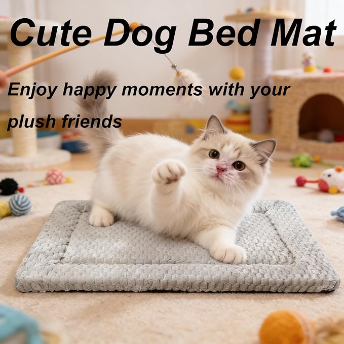 Cat Bed Mat - Durable & Cute Crate Beds for Extra Small Dogs & Cats, Comfortable Kennel Pad for Home, Crate & Travel