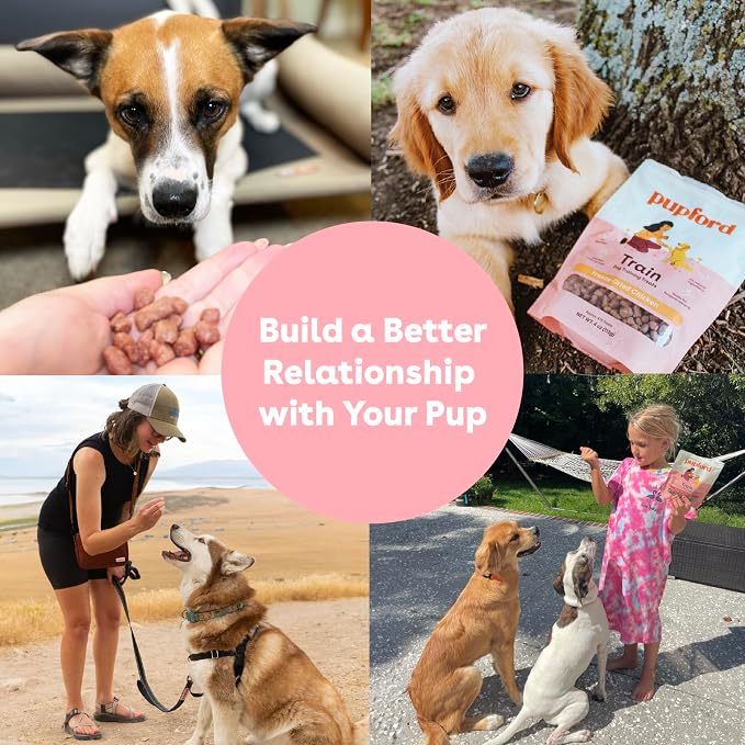 Pupford Freeze Dried Training Treats for Dogs & Puppies (Chicken, 8 oz) | 900+ treats per bag, Ultra low-calorie, Only 2 ingredients, All breed sizes, Mess free and bite sized, Trainer recommended