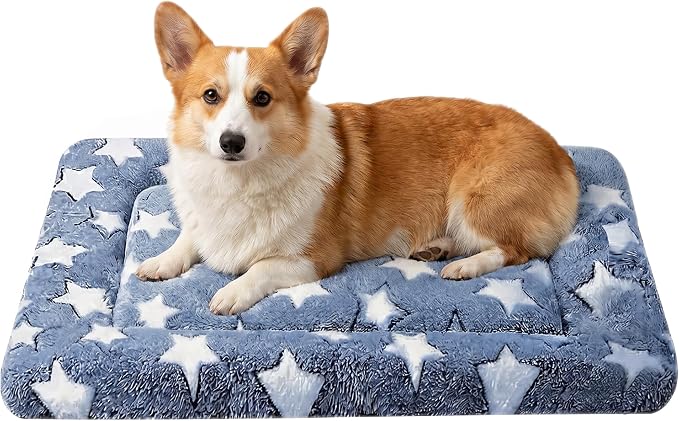 Dog Bed Mat - Reversible Dog Crate Bed Mats, Soft & Breathable Kennel Pad, Durable Crate Bed for Small Medium Large Dogs & Cats