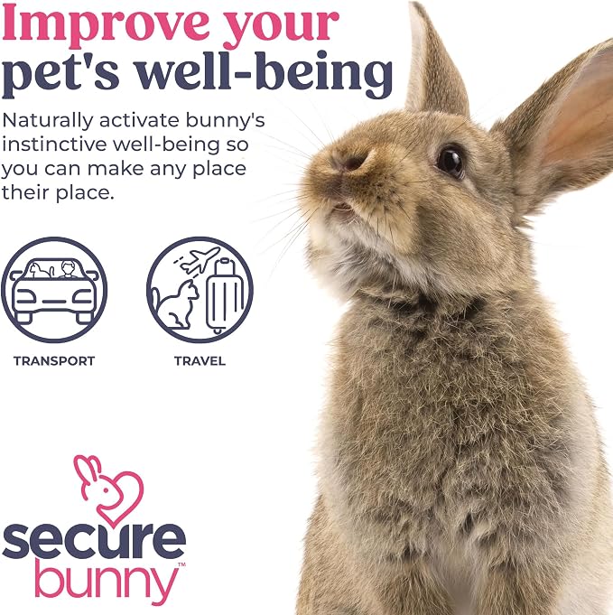 SIGNS SecureBunny Transport, Water Based Calming Travel Spray, Naturally Supports Calm and Wellbeing, Naturally Relieving Anxiety and Stress