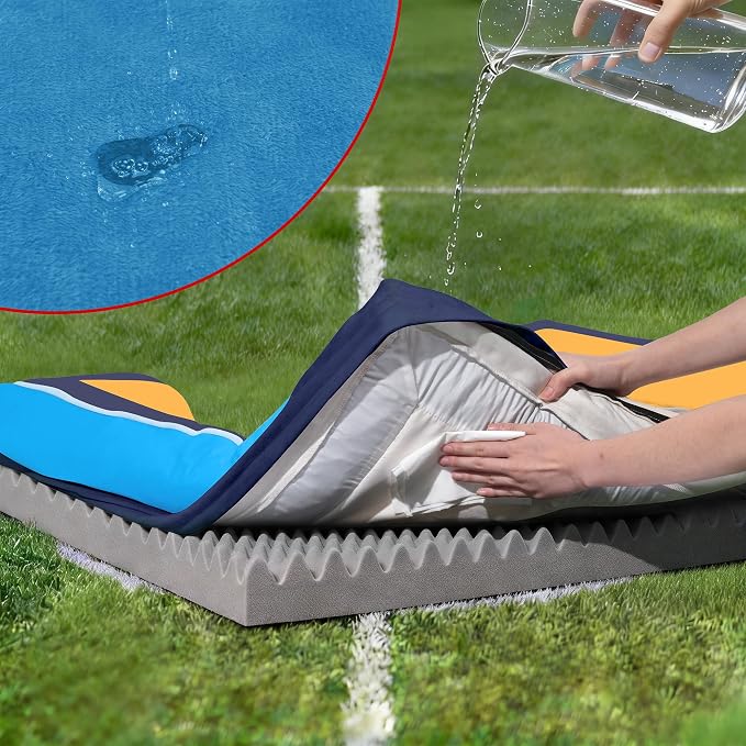 Comfort Expression Orthopedic Dog Bed for Extra Large Dogs with Bolster | Waterproof Dog Couch Bed with Washable Cover & Non-Slip Bottom, Supportive Egg Crate Foam XL Pet Bed, 45x35 Inch