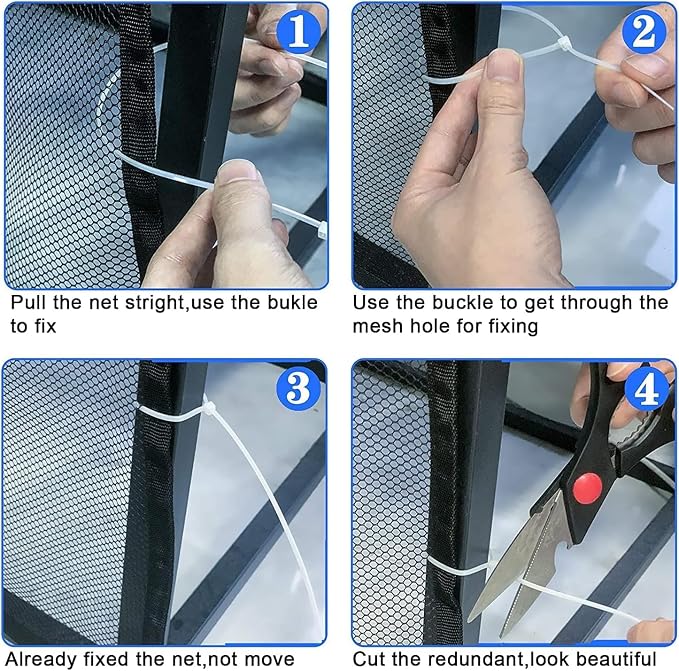 Baby Gate for Stairs, Banister Guard for Kids, Pets, Toys, 10ft L x 2.6 ft H, Mesh Netting Safety Net for Balcony Rail Stair, Stairway Net Baby Safety Products for Indoor & Outdoor (Black)
