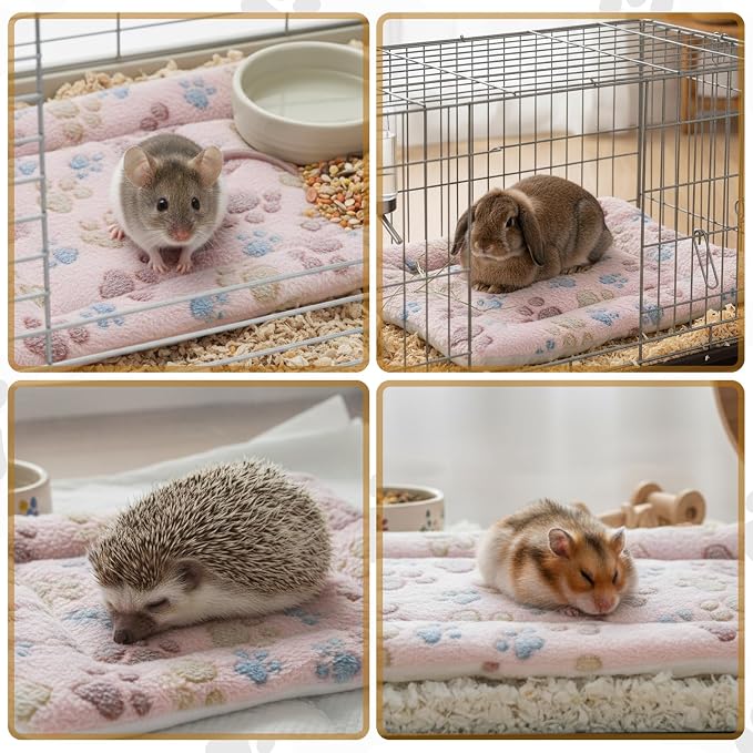 4 Pack Soft Pet Bed Mat Small Dog Crate Fleece | Tuanse Soft Pet Beds Mat Small Dog Crate Fleece,13 X 10 Inches,Light Brown