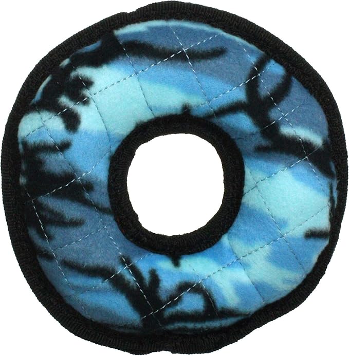 TUFFY® : 2 Pack Ring Dog Toy: Ultra Durable Plush Toy with Multiple Layers & Reinforced Seams, Washable and Floats, Original Construction