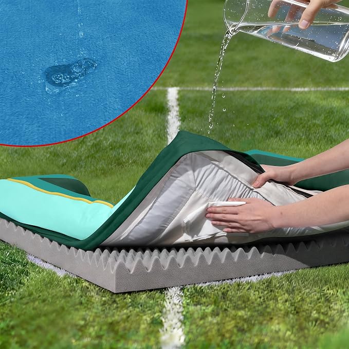 Comfort Expression Orthopedic Dog Bed for Extra Large Dogs with Bolster | Waterproof Dog Couch Bed with Washable Cover & Non-Slip Bottom, Supportive Egg Crate Foam XL Pet Bed, 42x30 Inch