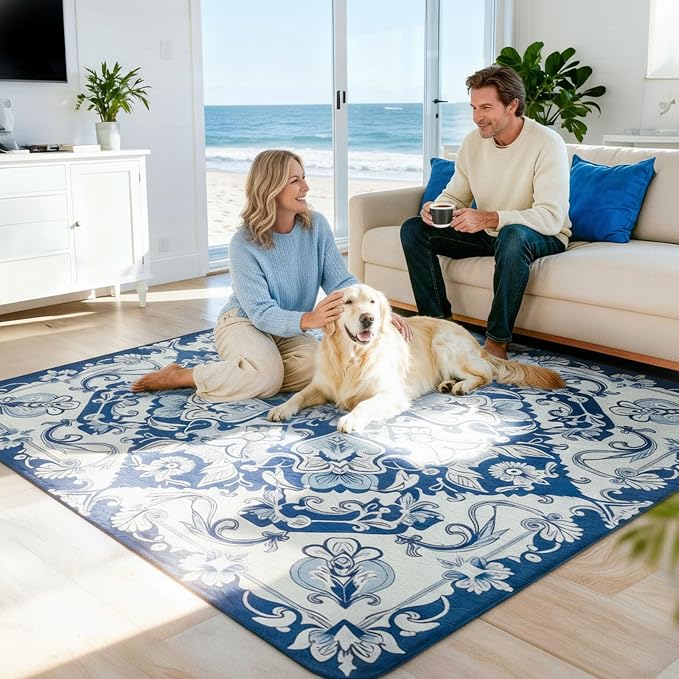 FXW Washable Pee Pads for Dogs, Super Absorbent, 63" Square, 1 Pack | Machine washable, Non-slip backing, Fits 24"H 8-Panel FXW Rollick/Homeplus Playpens