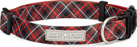 Lucky Love Dog - Adjustable Dog Collar with Easy Click Buckle for Small Ones, Durable, & Comfortable for Male & Female Dogs, Pet Collar for Puppies & Adult Dogs - Heywood, XS