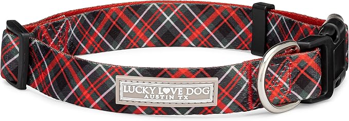 Lucky Love Dog - Adjustable Dog Collar with Easy Click Buckle for Small Dogs, Durable, & Comfortable for Male & Female Dogs, Pet Collar for Puppies & Adult Dogs - Heywood, Small