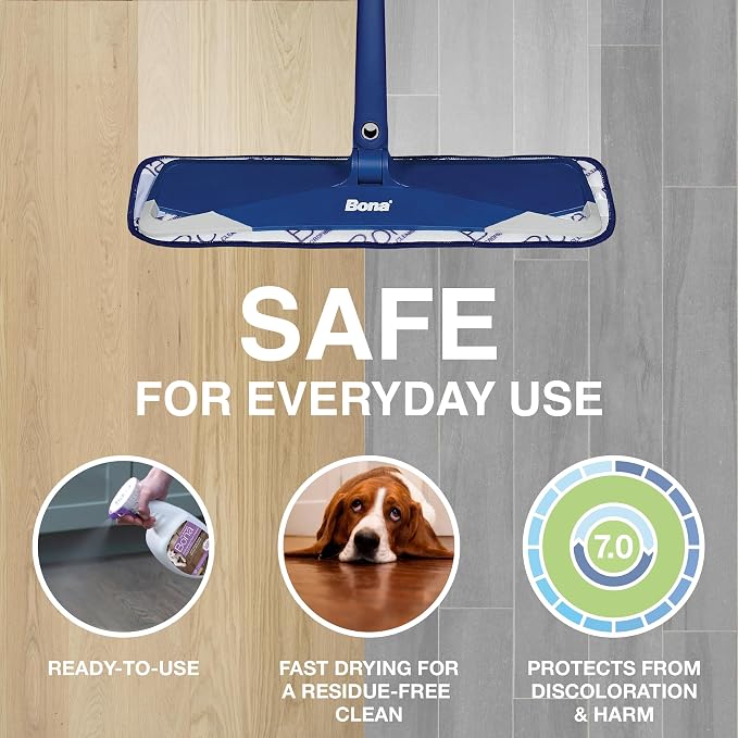 Bona Pet Spray Odor Eliminator, Dog Formulation, 32 fl oz, Safe for Carpeted Areas and Multi-Surface Floors (Pack of 2)