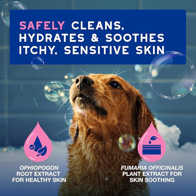 DOUXO SPA Soothing Dog Shampoo for Sensitive Skin, 16 fl oz | Skin-Friendly Formula Cleans and Soothes, Leaves The Coat Soft and Radiant