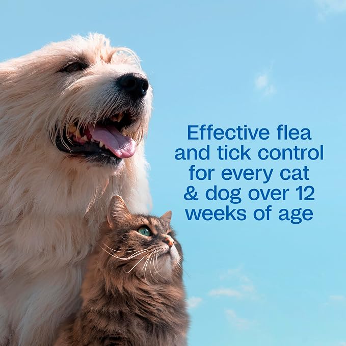 ADAMS Plus Botanicals Flea & Tick Shampoo with Precor for Dogs, Cats, Puppies & Kittens, Flea Shampoo to Treat Infestations, Kills Eggs & Lice, Cleans and Conditions Coat, Plant-Based, 16 Ounces