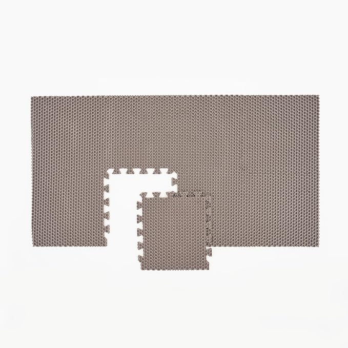 Mewtopia No-Gap Puzzle Cat Litter Box Mat – Seamless, Limitless Expandable, Extra Large(41.3"x21.6") Litter Trapping mat, Urine & Waterproof, Detachable, Easy to Rinse, Vacuum.