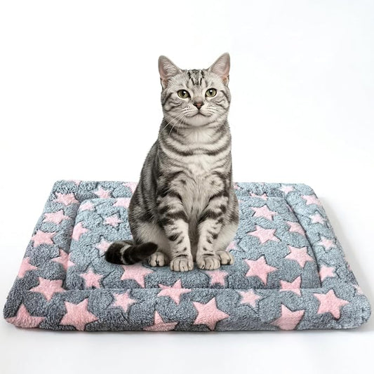 Cat & Dog Bed Mat - Reversible Dog Crate Bed Mats, Soft & Breathable Kennel Pad, Durable Crate Bed for Extra Small Dogs & Cats