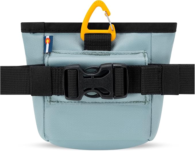Goodie Treat Bag, Dog Treat Training Pouch | Magnetic Closure | 3 Ways to Wear | Hands-Free Waist Belt | Water-Resistant Recycled Vegan Fabric (St. Lucia)