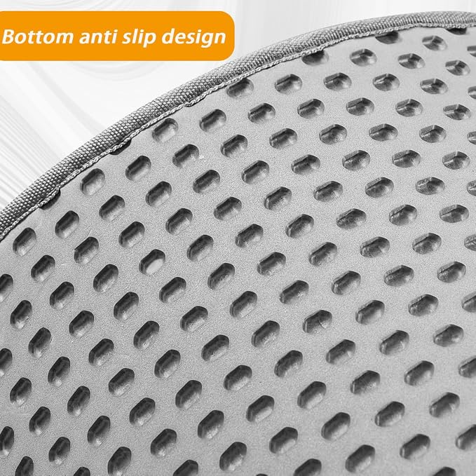 Large Cat Litter Mat, 46x32 Inches Extra Large Double Layer Honeycomb Cat Litter Trapping Mat, Non Slip Waterproof Urine Proof Mat, Scratch Resistant Durable Litter Rug